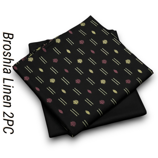 Linen 2pc - Broshia Linen Shirt with Plain Trouser