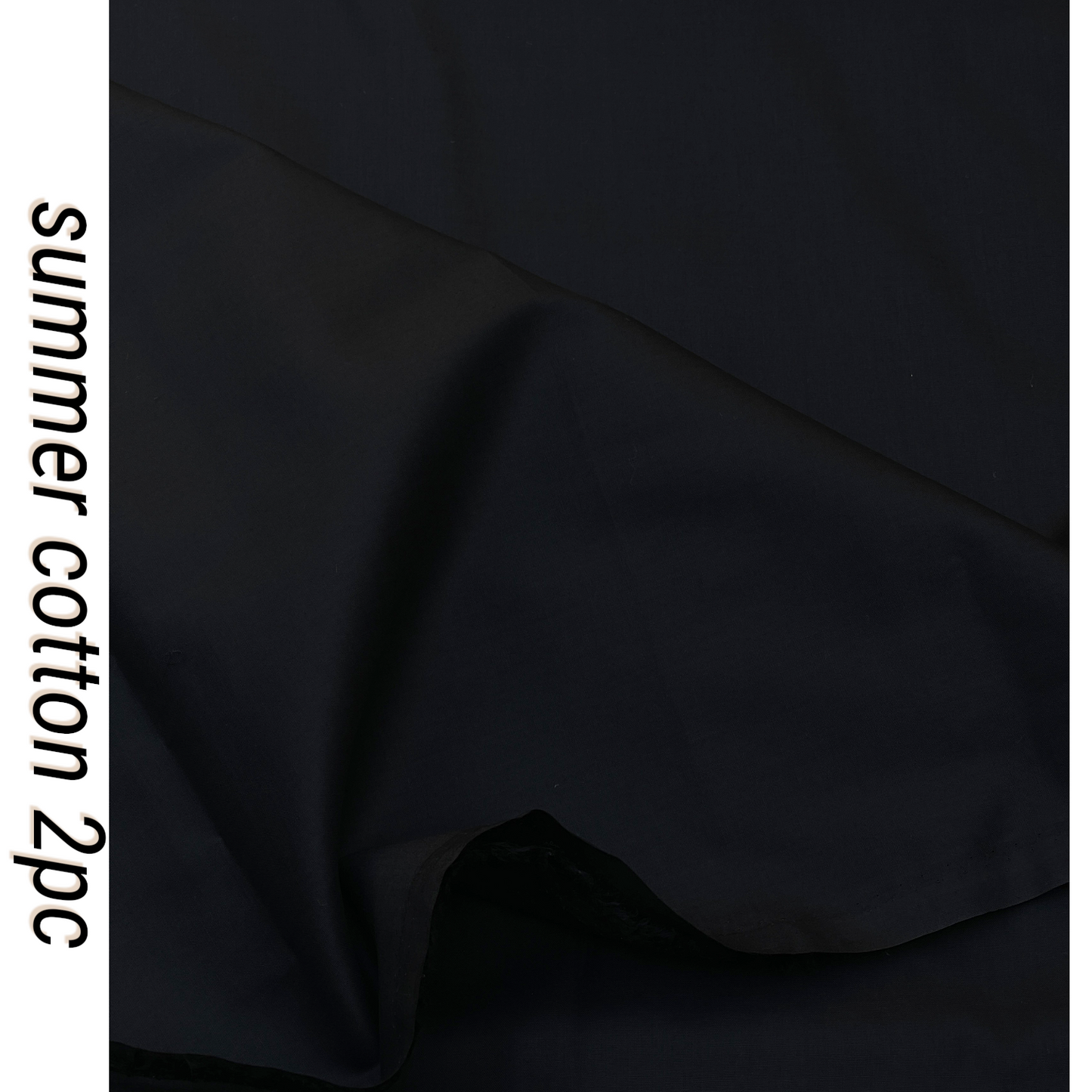 Jet Black 2PC | Premium Summer Cotton