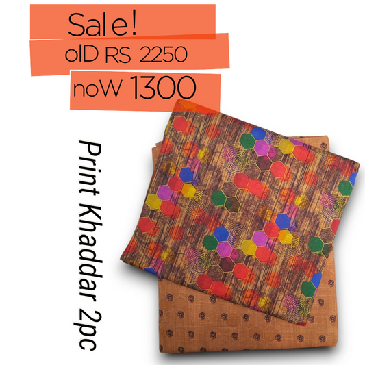 Vintage Khaddar 2pc